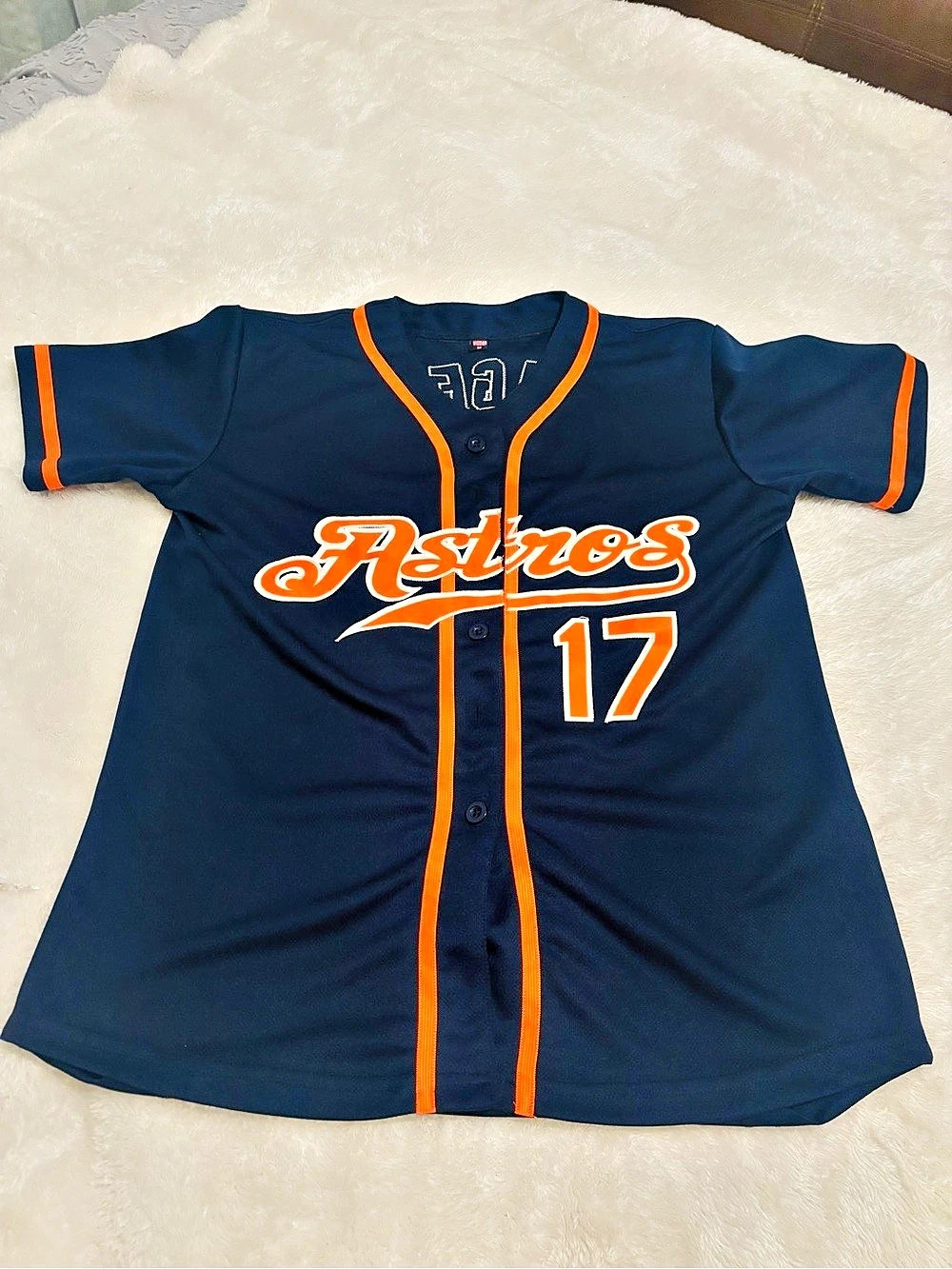 Majestic Astros Baseball Jersey Size Medium Like New